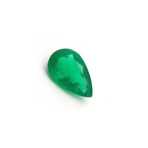 Colombian Natural Emerald Muzo Mining 2.26 Carats F2 Natural Beryl Pear
